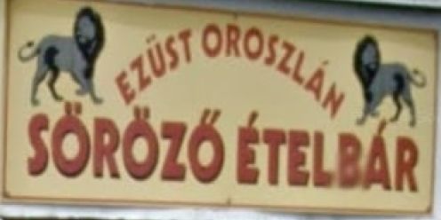 Ezüst Oroszlán Söröző, Ételbár
